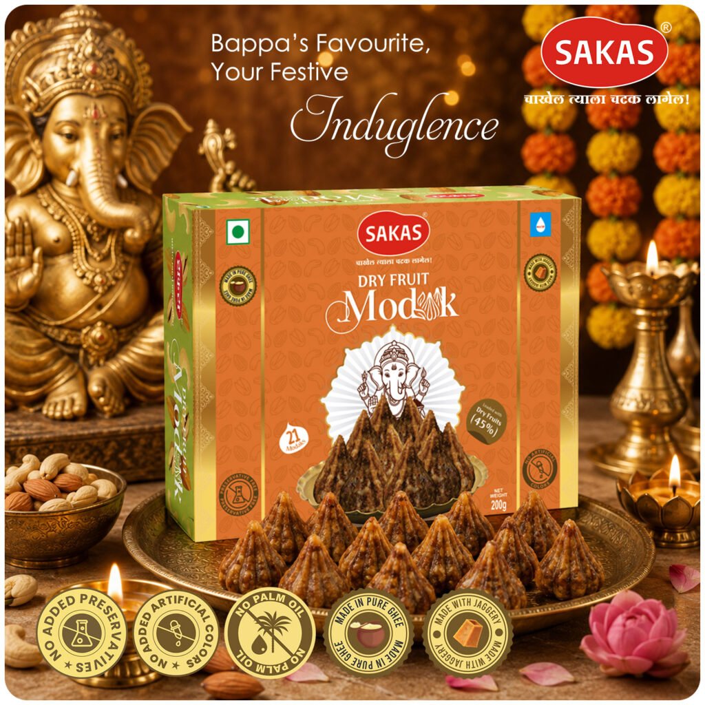 Sakas Dry Fruit Modak 200g