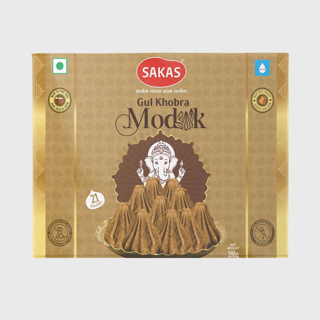 Sakas Gul-Khobra Modak 200g - Image 4
