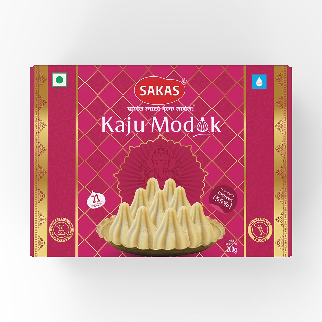 Sakas Kaju Modak 200g - Image 3