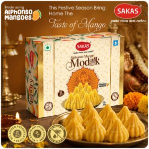 Sakas Alphonso Mango Modak 200g