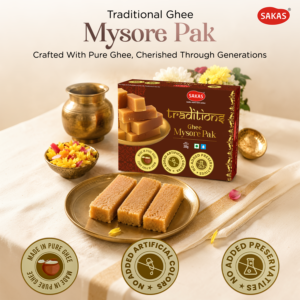 Sakas Traditions Ghee Mysore Pak 200g