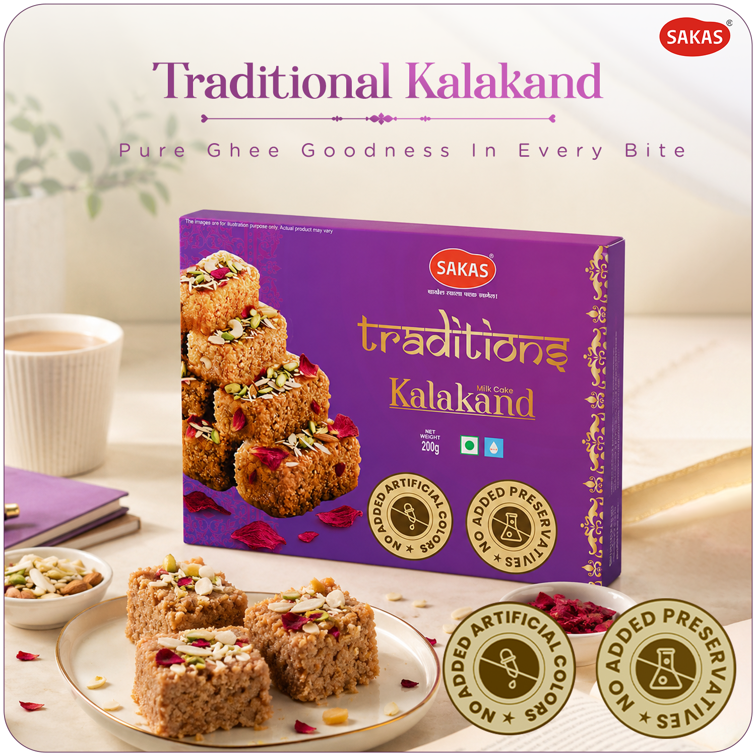 Sakas Traditions Kalakand 200g