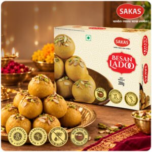 Sakas Besan Ladoo 200g